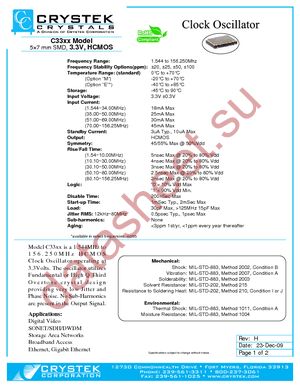 C3390-125.000 datasheet  